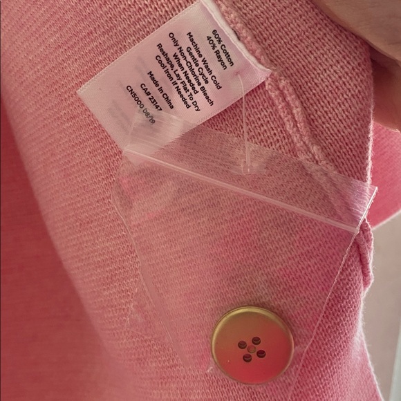 Talbots Pink Women's Cardigan Sweater - Picture 3 of 6